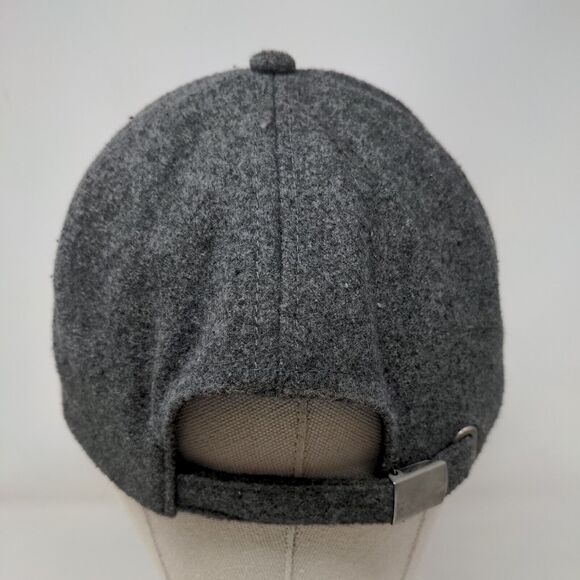 ASOS Design Slideback Hat Gray One Size Felt Adjustable 6 Panel Blank - Picture 5 of 7